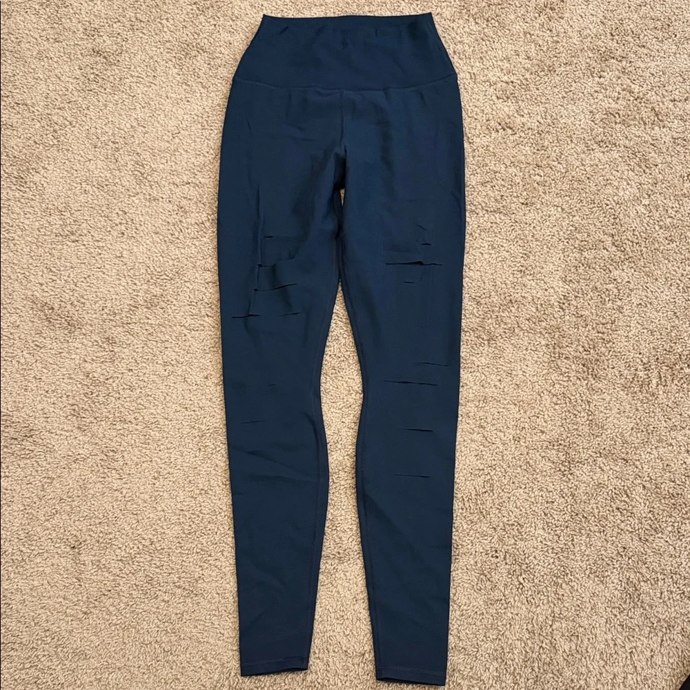 ALO Yoga Deep Blue Leggings